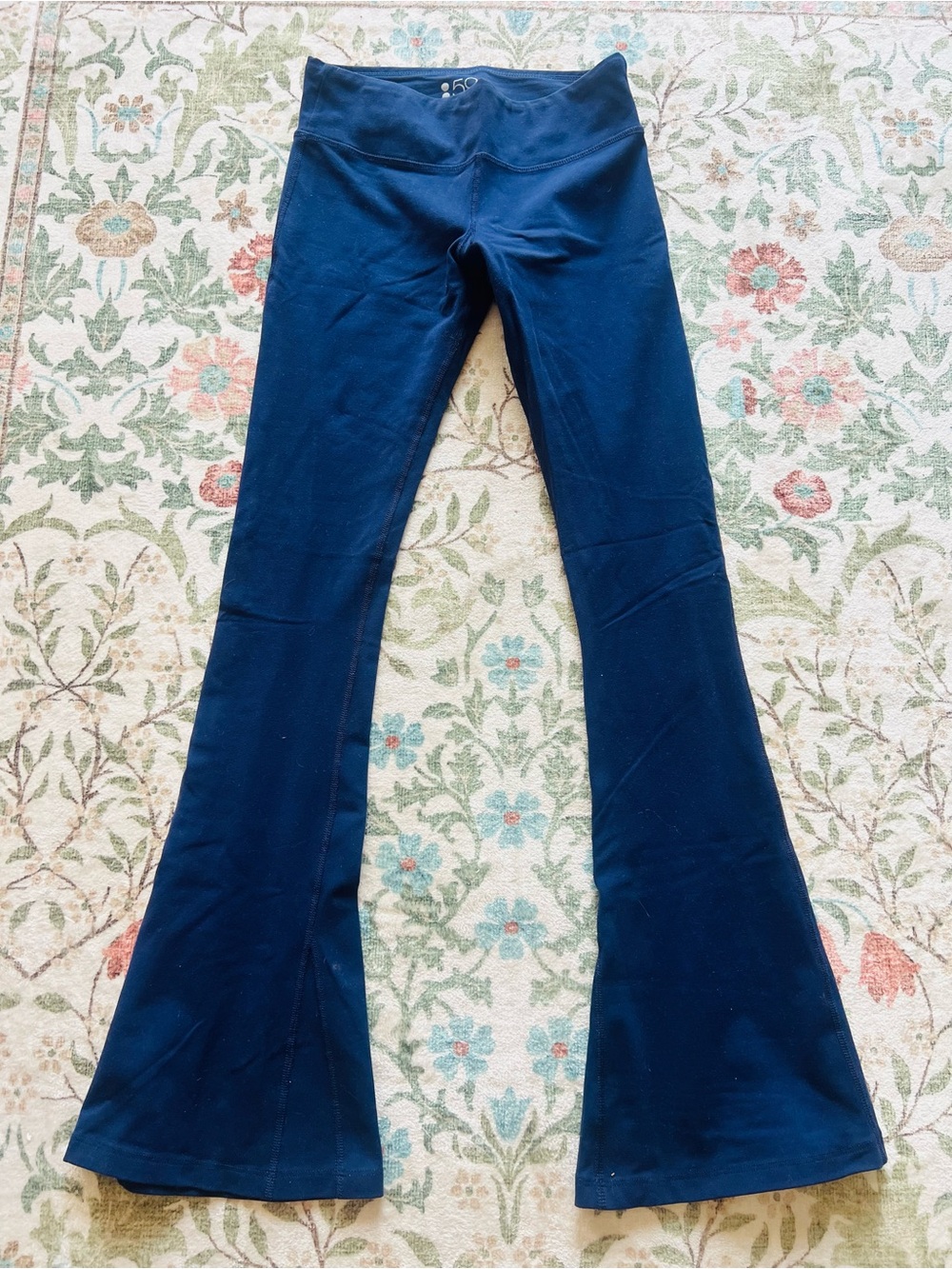Splits59 Raquel Flare Leggings Small Navy Blue